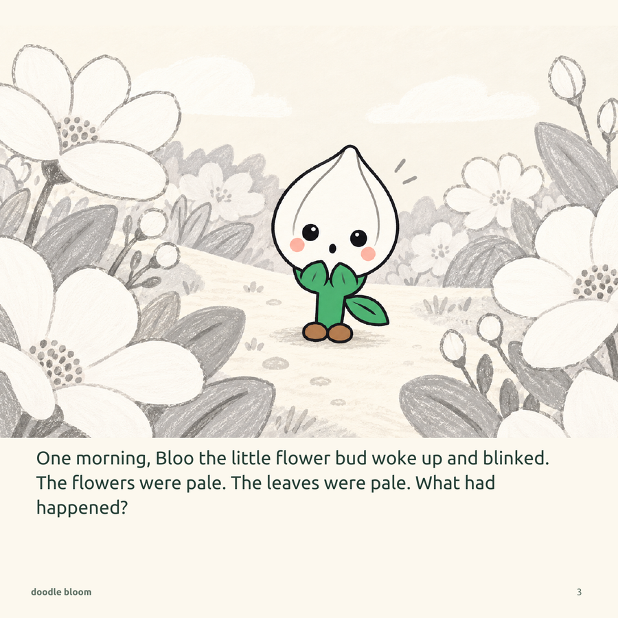 Petadoodle storybook preview — actual pages