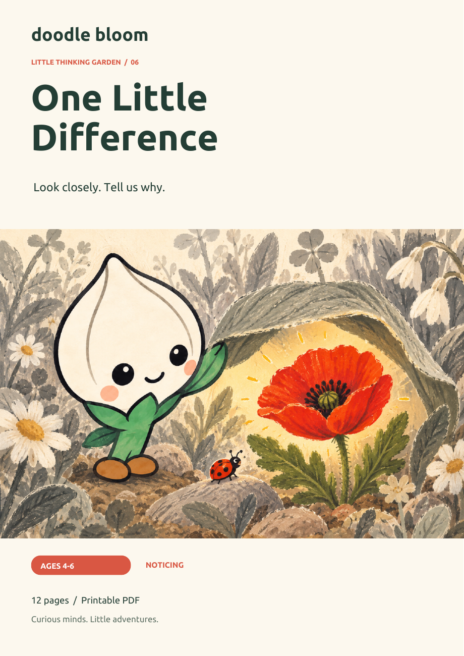 One Little Difference: actual cover