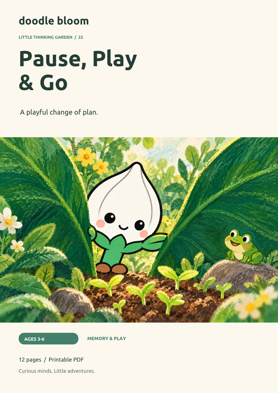 Pause, Play & Go: actual cover