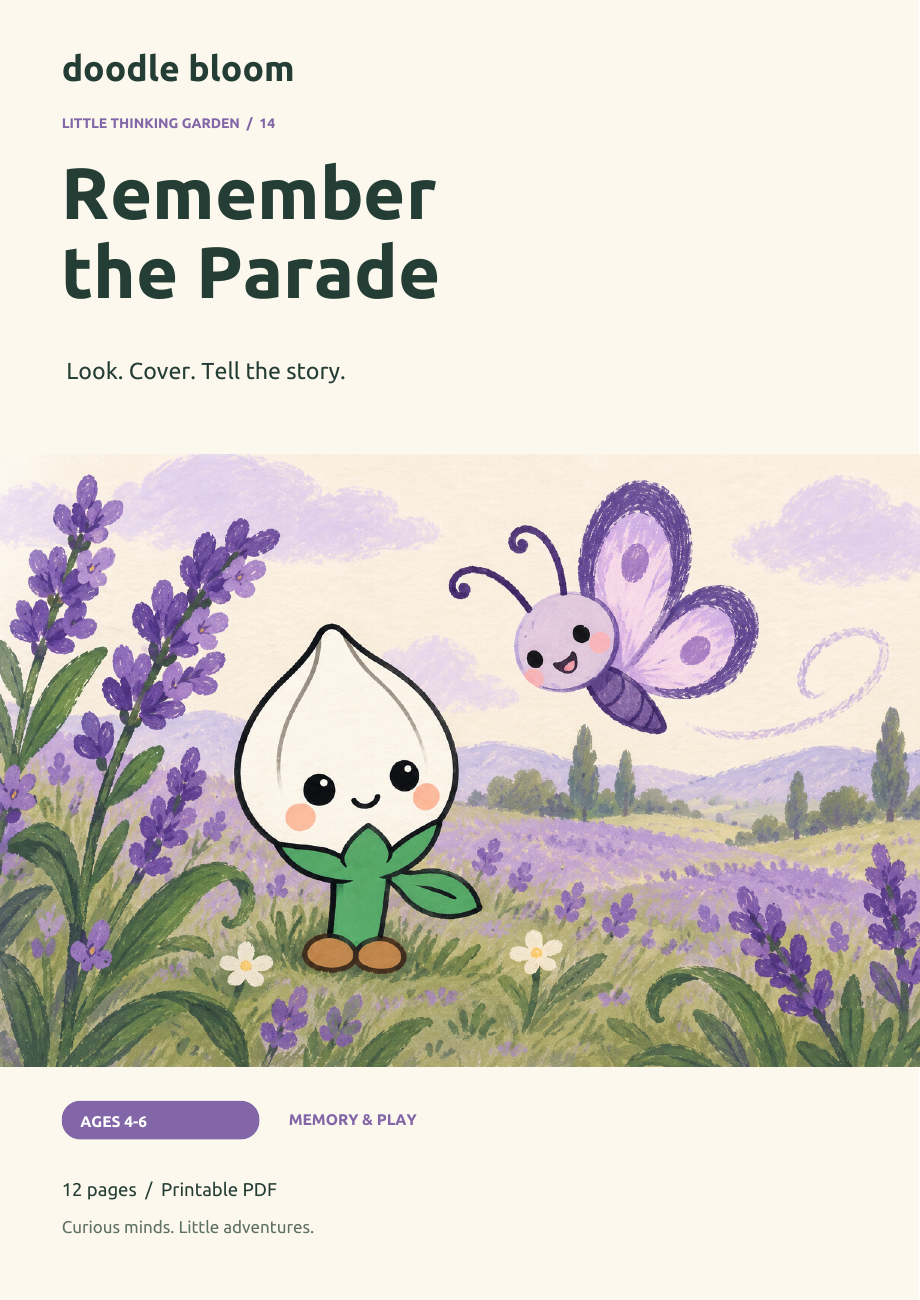 Remember the Parade: actual cover