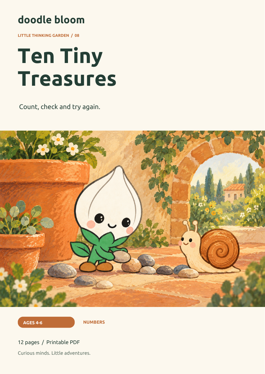 Ten Tiny Treasures: actual cover