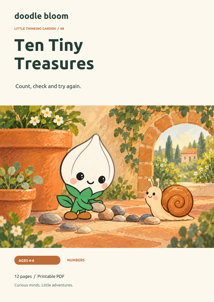 Ten Tiny Treasures: actual cover